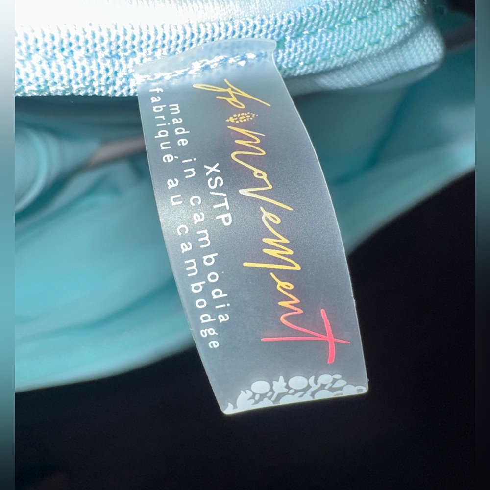 Free People Movement Righteous Onesie in Mojito Mint Green Blue Size XS NWOT - Picture 9 of 9